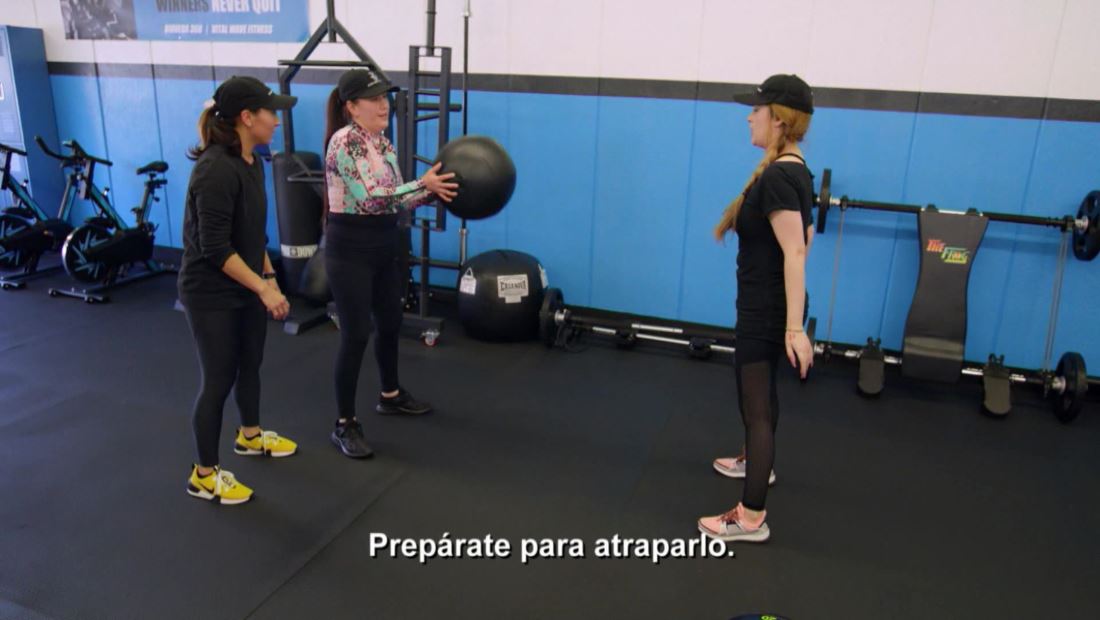 El primer workout de Olivia El primer workout de Olivia